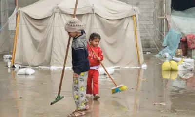 مصرع 3 فلسطينيين جراء المنخفض الجوي بغزة الجمعة