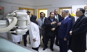 زيارة تفقدية الى المستشفي الجهوي بمجاز الباب