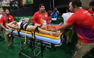 في أول يومين من الأولمبياد:  الإصابة المروعة تسجل حضورها