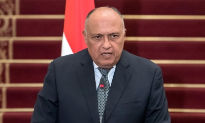 وزير الخارجية المصري يؤكد رفض بلاده التام لكافة صور تهجير الفلسطينيين