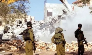 الإحتلال الإسرائيلي يهدم مدرسة فلسطينية في الضفة الغربية المحتلة