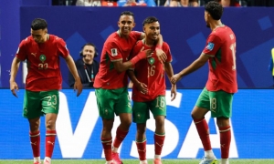 عين على المونديال  المنتخب المغربي الأفضل عربيا و التتويج بكأس العالم في البال