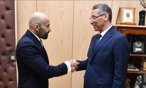 وزير الداخلية يستقبل سفير دولة الكويت بتونس