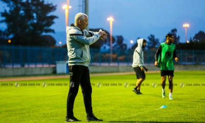النادي الصفاقسي:  «كوستا» يواصل التدريب .. توصل الهيئة إلى حلول هامة
