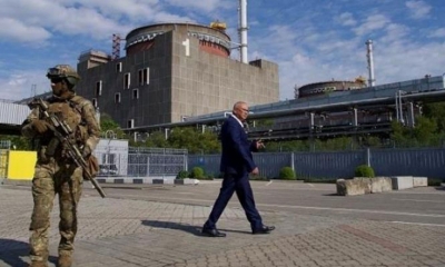 رئيس الوكالة الدولية للطاقة الذرية يتفقد محطة زابوريجيا في أوكرانيا