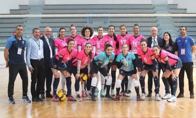 النادي النسائي بقرطاج بطل كاس تونس في كرة الطائرة