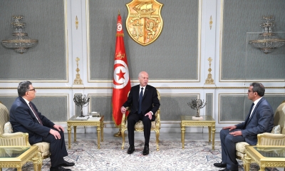 سعيد يستقبل رئيس مجلس النواب ورئيس مجلس الجهات والأقاليم