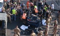 قتيل و5 مصابين جراء قصف إسرائيل سيارة جنوب بيروت