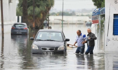 حصيلة الفيضانات: وفاة 5 أشخاص وإنقاذ 303 مواطنين