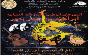 المهرجان الوطني للابداعات الشبابية ابراهيم بن عمر بدوز:  معرض ومسابقات في الفنون والأدب