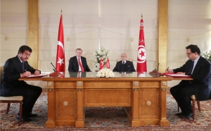 توقيع 4 اتفاقيات مشتركة بين تونس وتركيا وتعهد بمراجعة العجز التجاري:  أردوغان: «ندعم تونس .. وأمنها الاقتصادي من أمننا» 