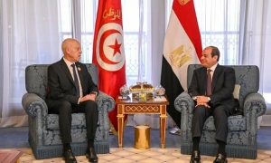 الرئاسة المصرية: السيسي أكد لقيس سعيد دعم مصر مسيرة التنمية والإصلاح بتونس