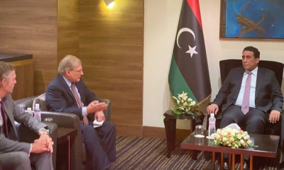ليبيا: اتصال هاتفي بين المنفي ونورلاند لبحث تقديم الدعم الكامل للمبعوث الأممي
