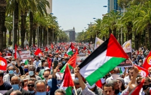 اليوم  المسيرة الوطنية  للتضامن مع الشعب الفلسطيني