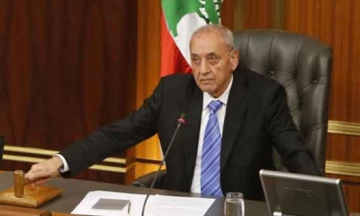 رئيس مجلس النواب اللبناني: "الحل السياسي يبدأ برئاسة الجمهورية"