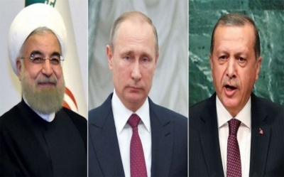 في قمة إيرانية روسية تركية بسوتشي الروسية:  اتفاق على ضرورة بدء مرحلة جديدة وأنباء عن اختراق قريب في الأزمة السورية