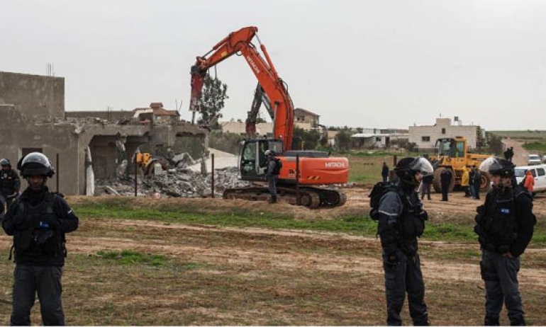 سلطات الإحتلال الإسرائيلي تهدم قرية "العراقيب" للمرة 212 على التوالي
