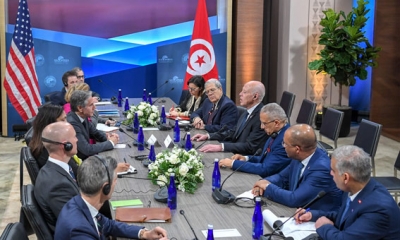 في لقاء رئيس الجمهورية مع وزير الخارجية الأمريكي: الدعم مقابل الديمقراطية