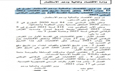 دون تخطيط أو اتصال أو توعية وتحسيس: هل سينجح الاكتتاب الوطني الرابع؟ وإذا نجح كيف ستنفق موارده ؟ !