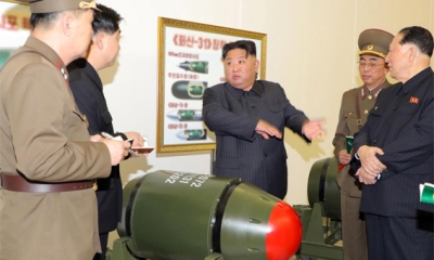 زعيم كوريا الشمالية يريد تعزيز إنتاج المواد النووية ذات الأغراض العسكرية