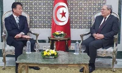 وزير الشؤون الخارجية الياباني والمدير العام للشرق الاوسط وافريقيا في زيارة عمل بتونس