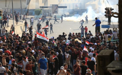 العراق:  احتجاجات عنيفة في بغداد والبصرة رفضا لمرشحي لأحزاب لرئاسة الحكومة