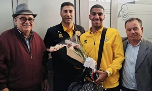 رئيس النادي الصفاقسي يستقبل الوفد القطري