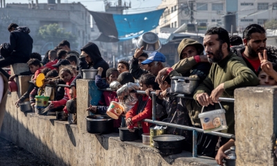 "الأغذية العالمي" يحذر من "جوع كارثي وشيك" جنوب قطاع غزة