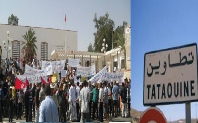مناطق تطاوين الجنوبية على صفيح ساخن للمطالبة بالتنمية والتشغيل: إضراب عام.. احتجاجات.. حرق العجلات المطاطية ومنع الشاحنات البترولية من المرور.. والشاهد يعفي معتمديها