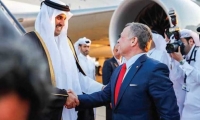 أمير قطر يصل الأردن بأول زيارة منذ عدوان 