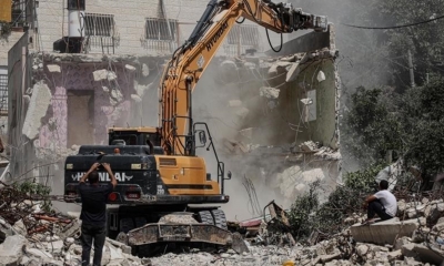 جيش الإحتلال الإسرائيلي يهدم 3 منازل في الضفة الغربية