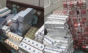 المنستير : حجز كمية من مادتي الفارينة و السميد وكمية من علب السجائر التونسية