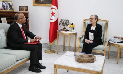 رئيسة الحكومة تستقبل الرئيس المدير العام لوكالة تونس افريقيا للانباء