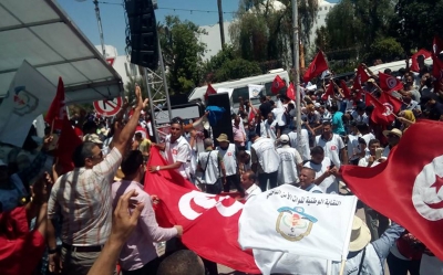 الأمنيون يحتجون أمس أمام مجلس نواب الشعب: الاتفاق على تاريخ 25 جويلية الجاري للمصادقة على مشروع قانون زجر الاعتداءات على قوات الأمن الداخلي