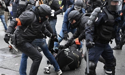 التحقيق مع الشرطة الفرنسية بسبب الاعتداء على أحد المحتجين