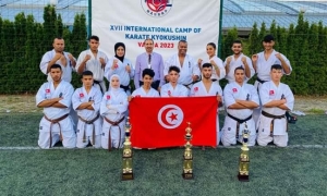 تونس تحتل المرتبة الرابعة عالميا في رياضة الكيوكوشنكاي.