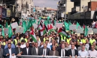 الأردن.. مسيرة شعبية داعمة لفلسطين وسط عمان