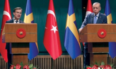 أنقرة تسعى لكسب نقاط قوة في هذا الملف: جهود أوروبية حثيثة لإقناع تركيا بالموافقة على انضمام السويد لحلف "الناتو"
