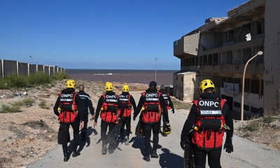 حصيلة تدخلات فريق الإنقاذ التونسي بمدينة درنة بليبيا