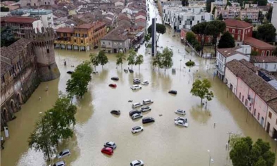 تسجيل أكثر 23 الف نازح بسبب الفيضانات في إيطاليا
