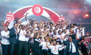  الإفريقي يحتفل ببطولته