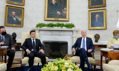 في زيارة هي الأولى منذ بدء الحرب: زيلينسكي يلتقي مع بايدن في البيت الأبيض لبحث الدعم العسكري لأوكرانيا