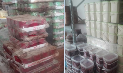 اريانة: الكشف عن مستودع عشوائي في تخزين المواد الغذائية
