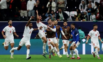 الاردن يضرب موعدا مع المغرب في نهائي كأس العرب