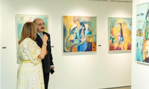 معرض الفنانة التشكيلية ليلى القاسمي