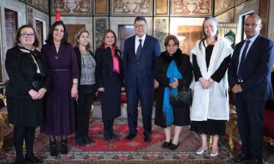 رئيس مجلس نواب الشعب يستقبل رئيسة الاتحاد الوطني للمرأة التونسية