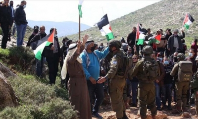 فلسطين:  تحميل السلطات لـ «إسرائيل» مسؤولية «انتهاكاتها وعدوانها العنيف على المسيرات السلمية»