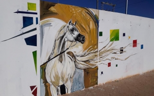 معرض الفنان علاء الدين عليبات في دار الثقافة المكناسي:  أرسم لأحيا فالرسم كينونتي
