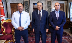 بودربالة يستقبل عضوي مجلس النواب الجديدين