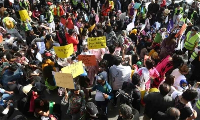 حظر مسيرة بمناسبة اليوم العالمي للمرأة في مدينة لاهور الباكستانية